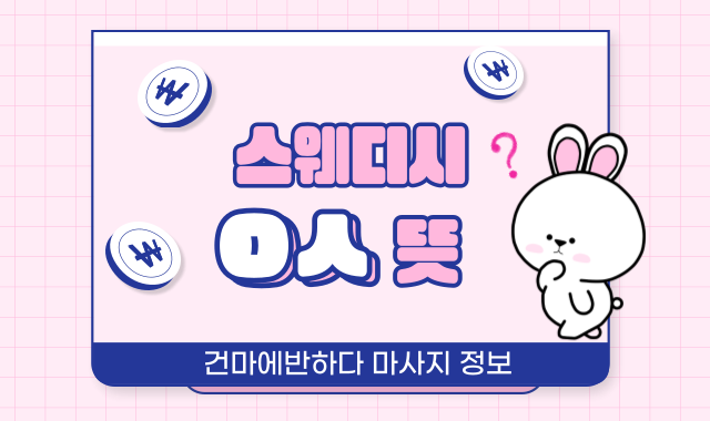 스웨디시 ㅇㅅ뜻에 대해 알아봐요! 이미지