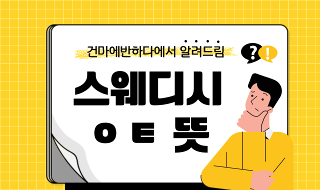 스웨디시 ㅇㅌ 뜻 알아봐요! 이미지
