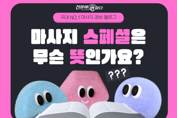 마사지 스페셜 차이 알아봅시다! 이미지