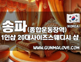 송파 종합운동장역 1인샵 [20대사이즈스웨디시] 이미지